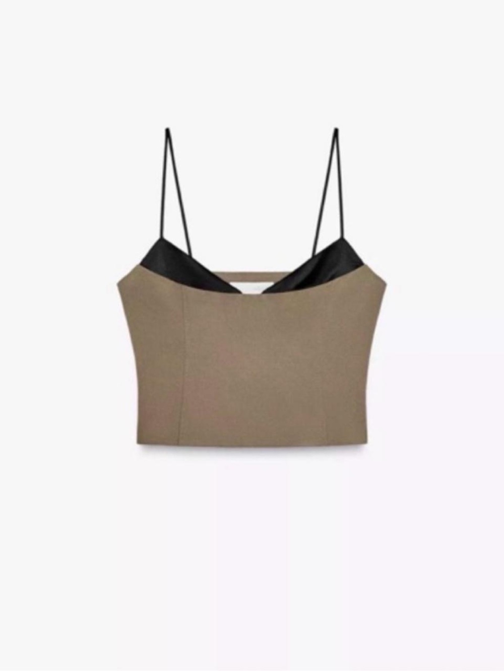 Two toned layered going out top
